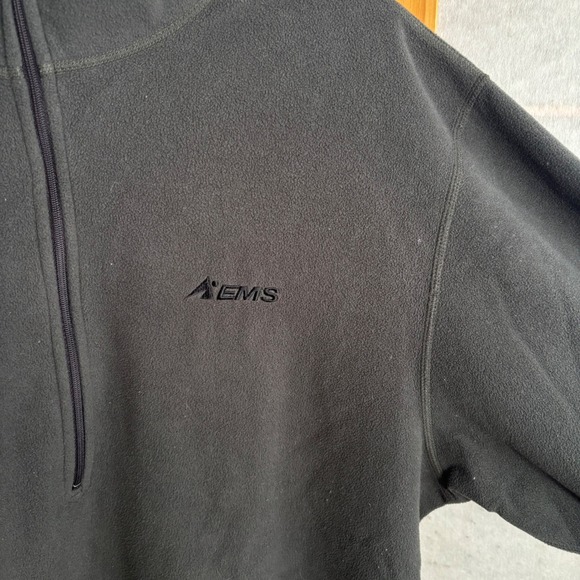 VTG Eastern Mountain Sports Mens Fleece 1/4 Zip Pullover Gray Medium Canada Made - Picture 6 of 12